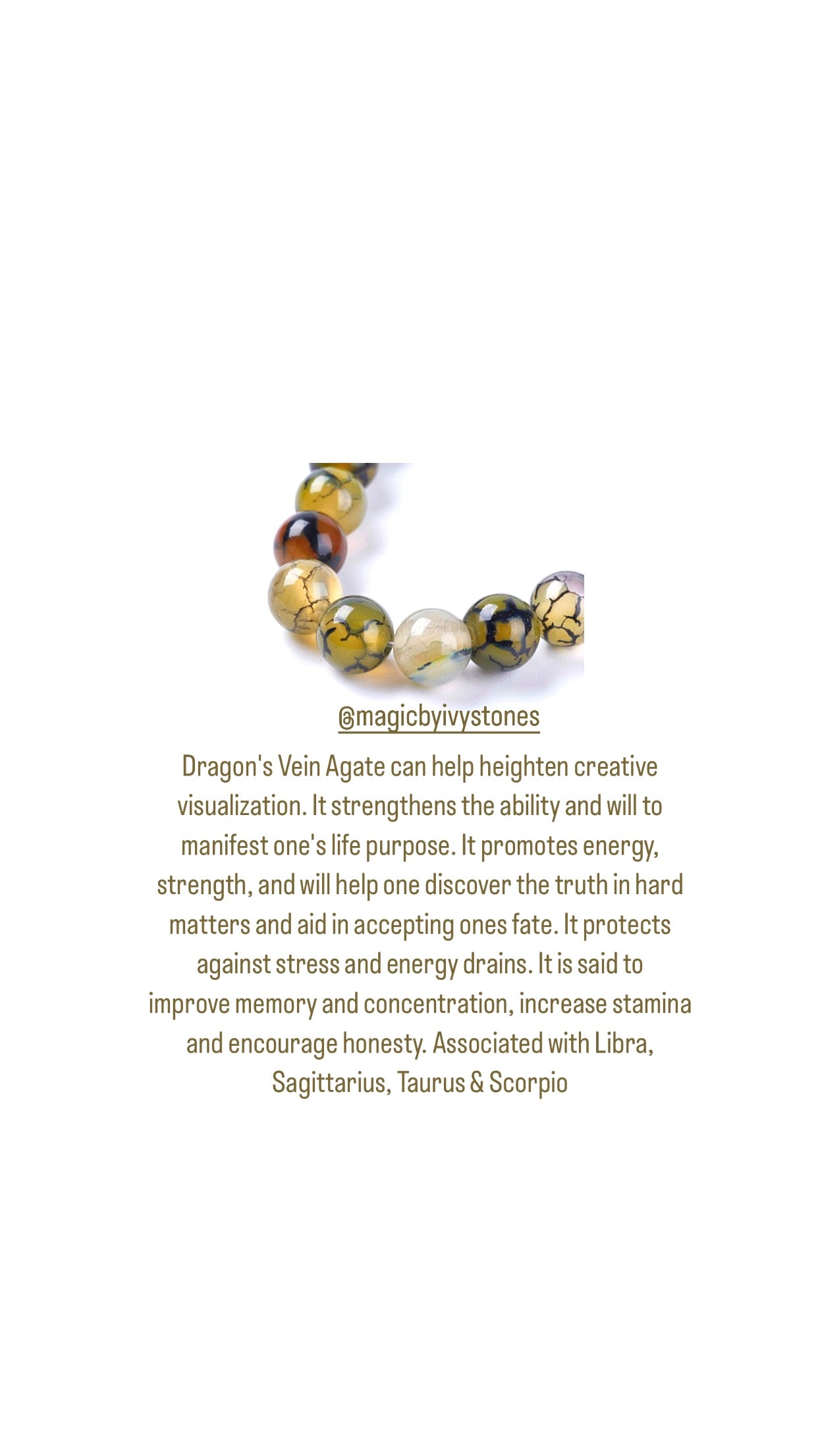 Obsidian & Dragon’s Vein Bracelet